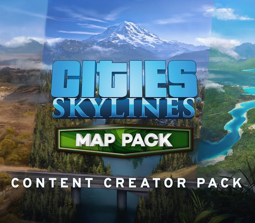 Cities: Skylines - Content Creator Pack: Map Pack DLC Steam Ключ
