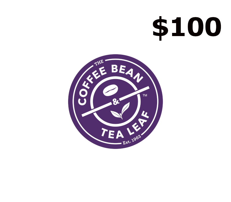 Coffee Bean & Tea Leaf $100 Подарочная карта US