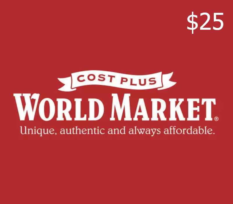 Cost Plus World Market $25 Подарочная карта US