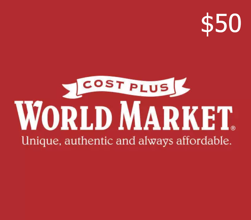 Cost Plus World Market $50 Подарочная карта US