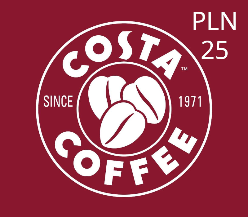 Costa Coffee PLN 25 Подарочная карта PL