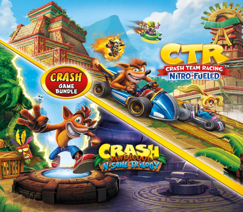 Crash Bandicoot Набор - N. Sane Trilogy + CTR Nitro-Fueled XBOX One / Xbox Series X|S Аккаунт