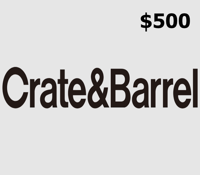 Crate and Barrel $500 Подарочная карта US