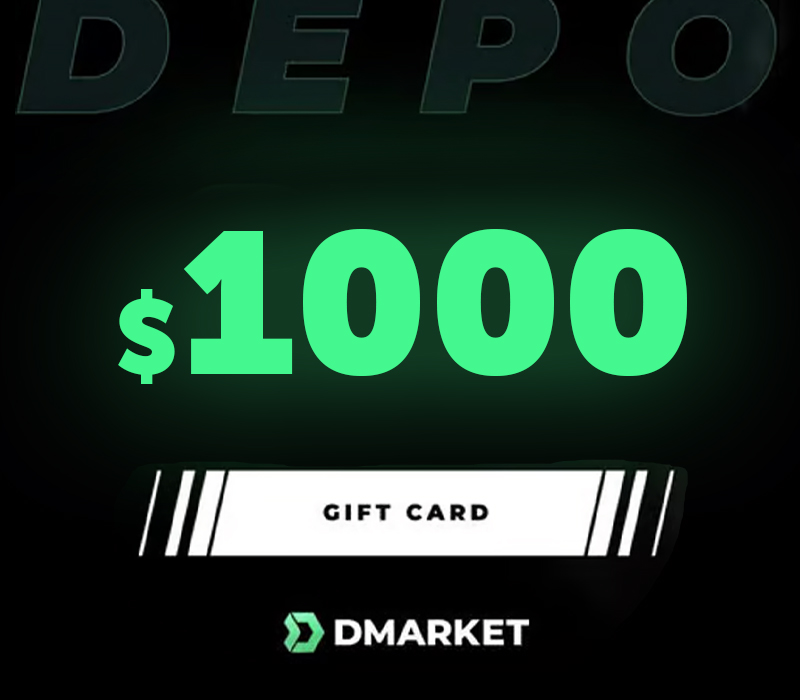 DMarket Подарочная карта 1000 USD