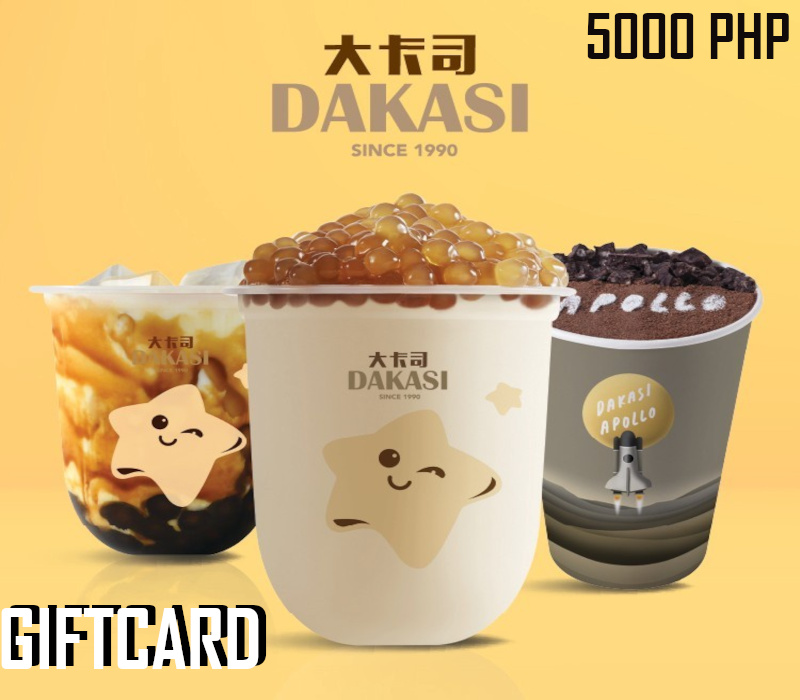 Dakasi ₱5000 PH Подарочная карта