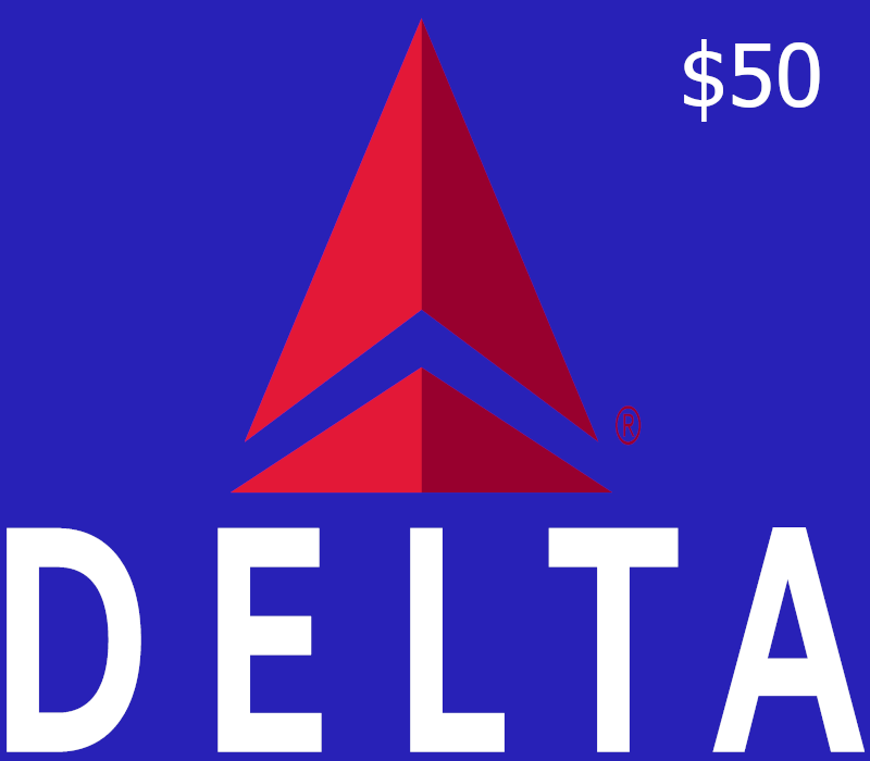 Delta Air Lines $50 Подарочная карта US