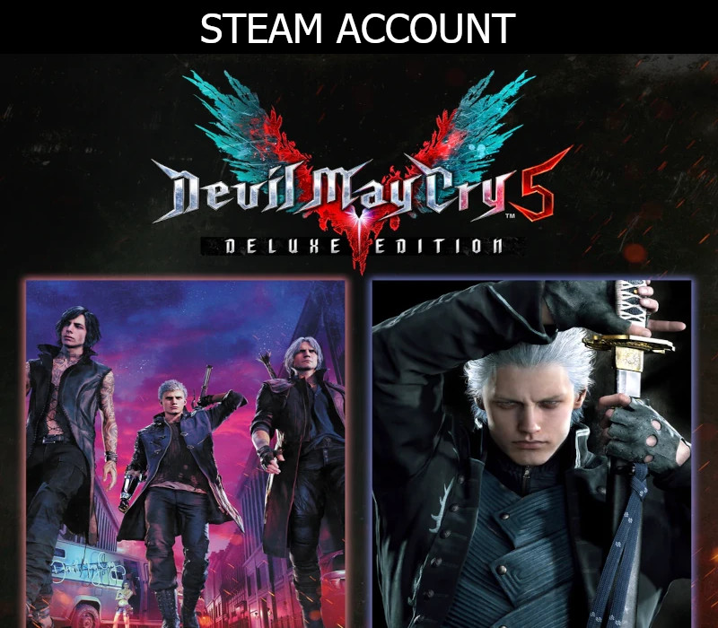 Devil May Cry 5 Deluxe + Vergil PC Steam Ключ