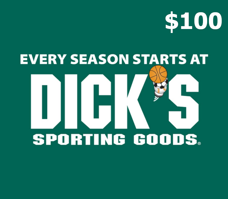 Dicks Sporting Goods $100 Подарочная карта US