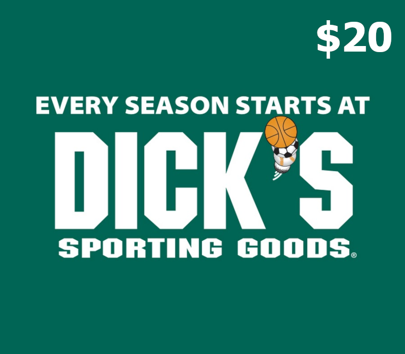 Dicks Sporting Goods $20 Подарочная карта US
