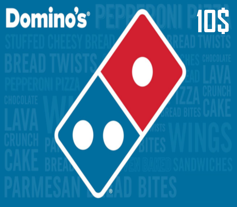 Domino's Pizza $10 Подарочная карта US