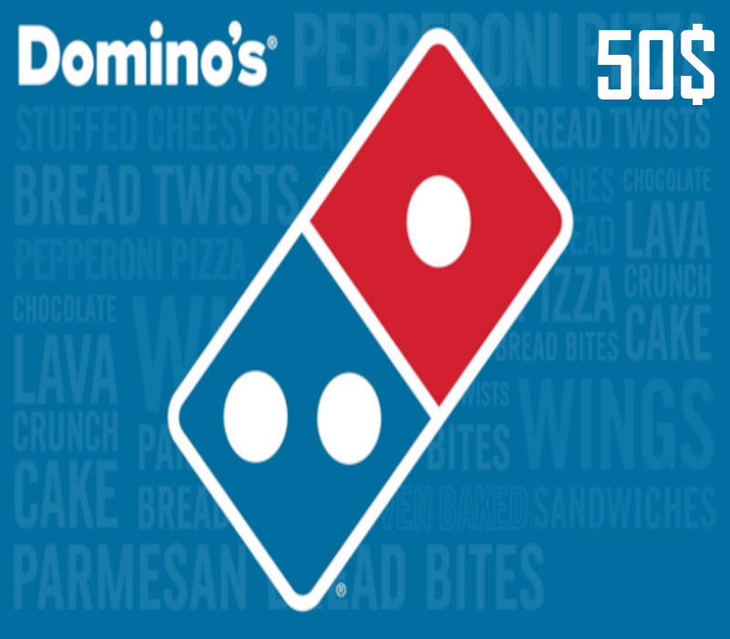 Domino's Pizza $50 Подарочная карта US