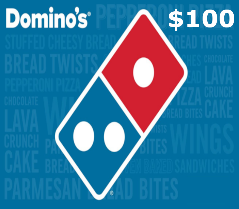 Domino's Pizza $100 Подарочная карта US