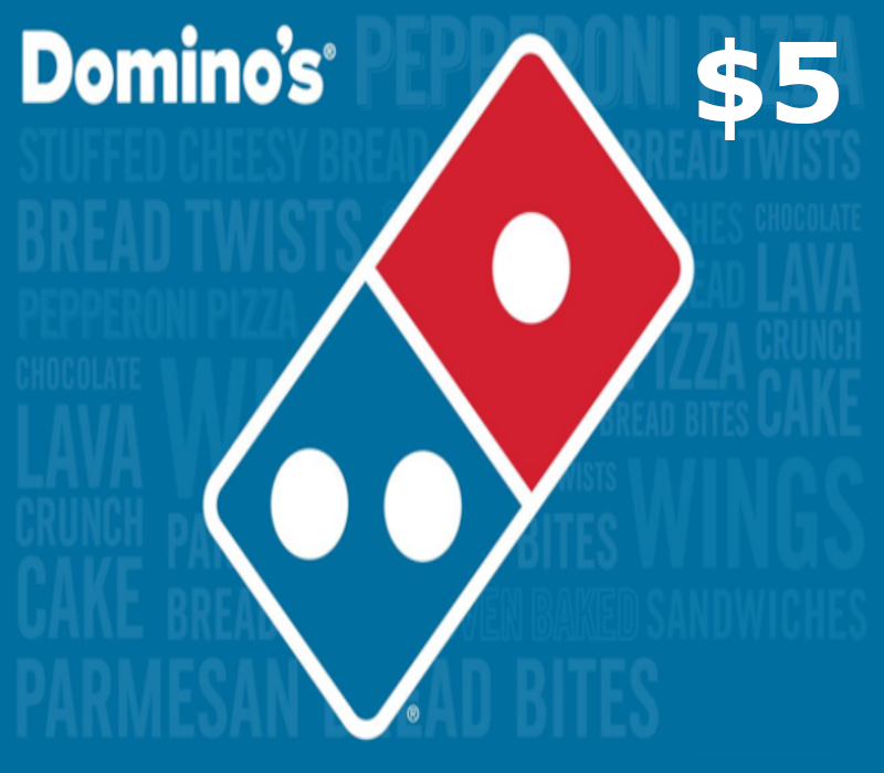 Domino's Pizza $5 Подарочная карта US