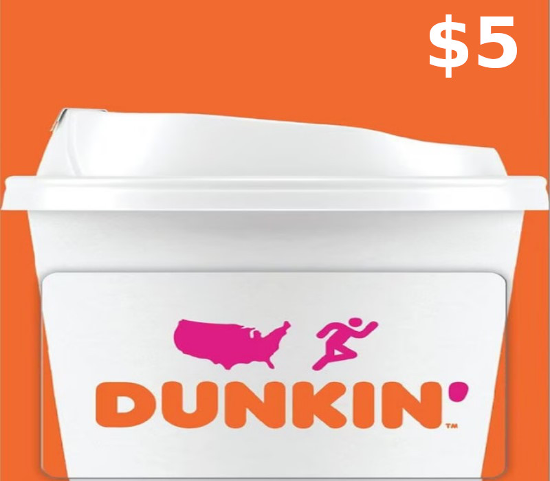 Dunkin Donuts $5 Подарочная карта US