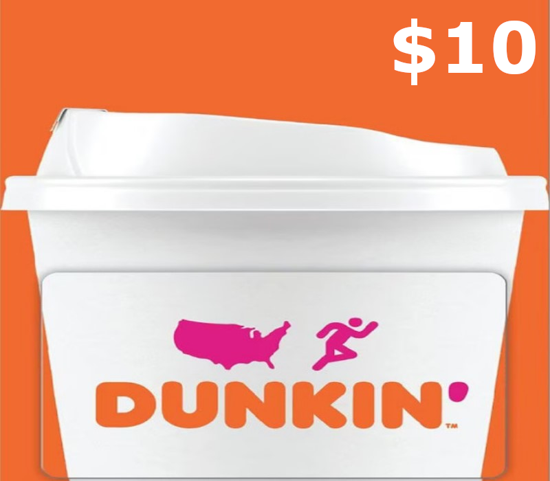 Dunkin Donuts $10 Подарочная карта US