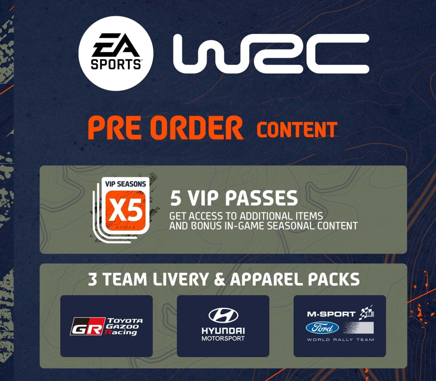 EA Sports WRC 23 - Pre-Order Bonus DLC EU PS5 Ключ