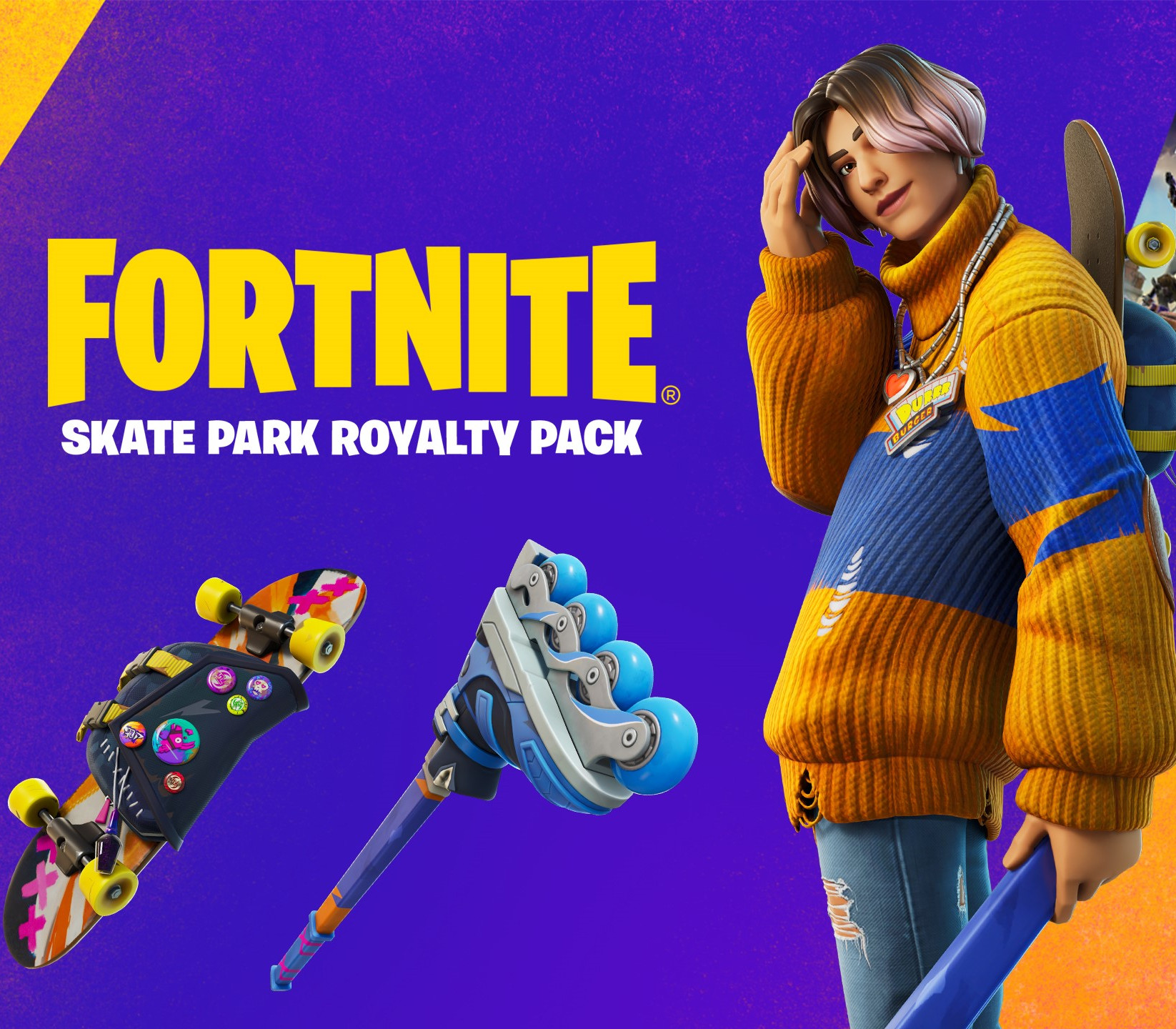 Fortnite - Skate Park Royalty Pack DLC US XBOX One / Xbox Series X|S Ключ
