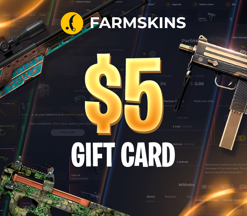 Farmskins $5 Карта пополнения