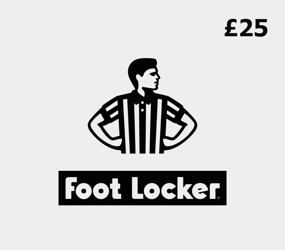 Foot Locker £25 Подарочная карта UK
