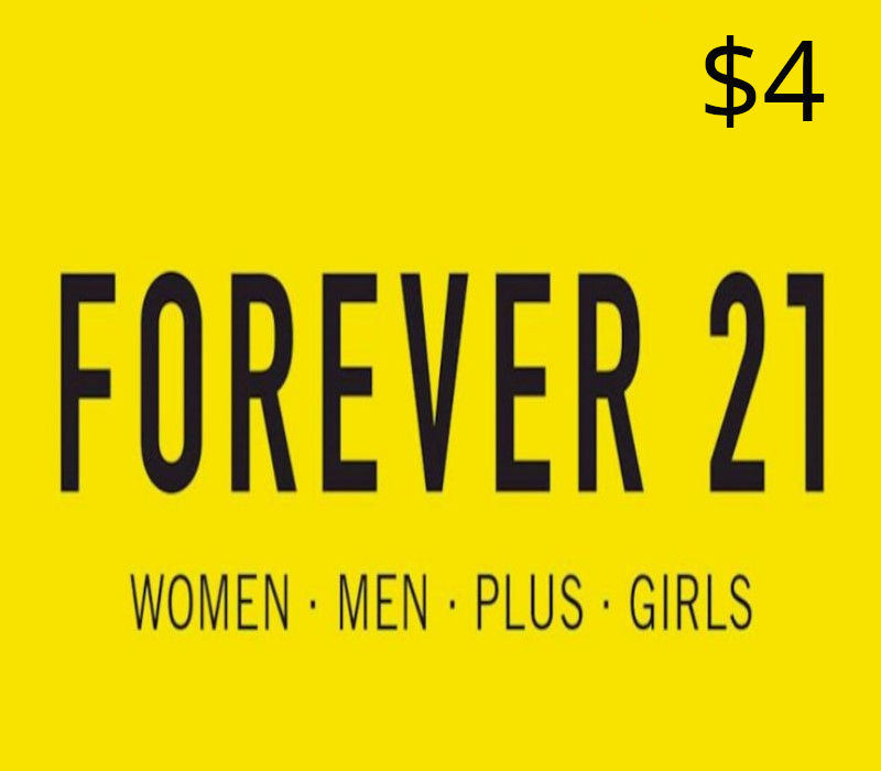 Forever 21 $4 Подарочная карта US