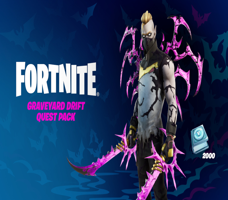 Fortnite - Graveyard Drift Quest Pack + 2000 V-Bucks Challenge TR XBOX One Ключ