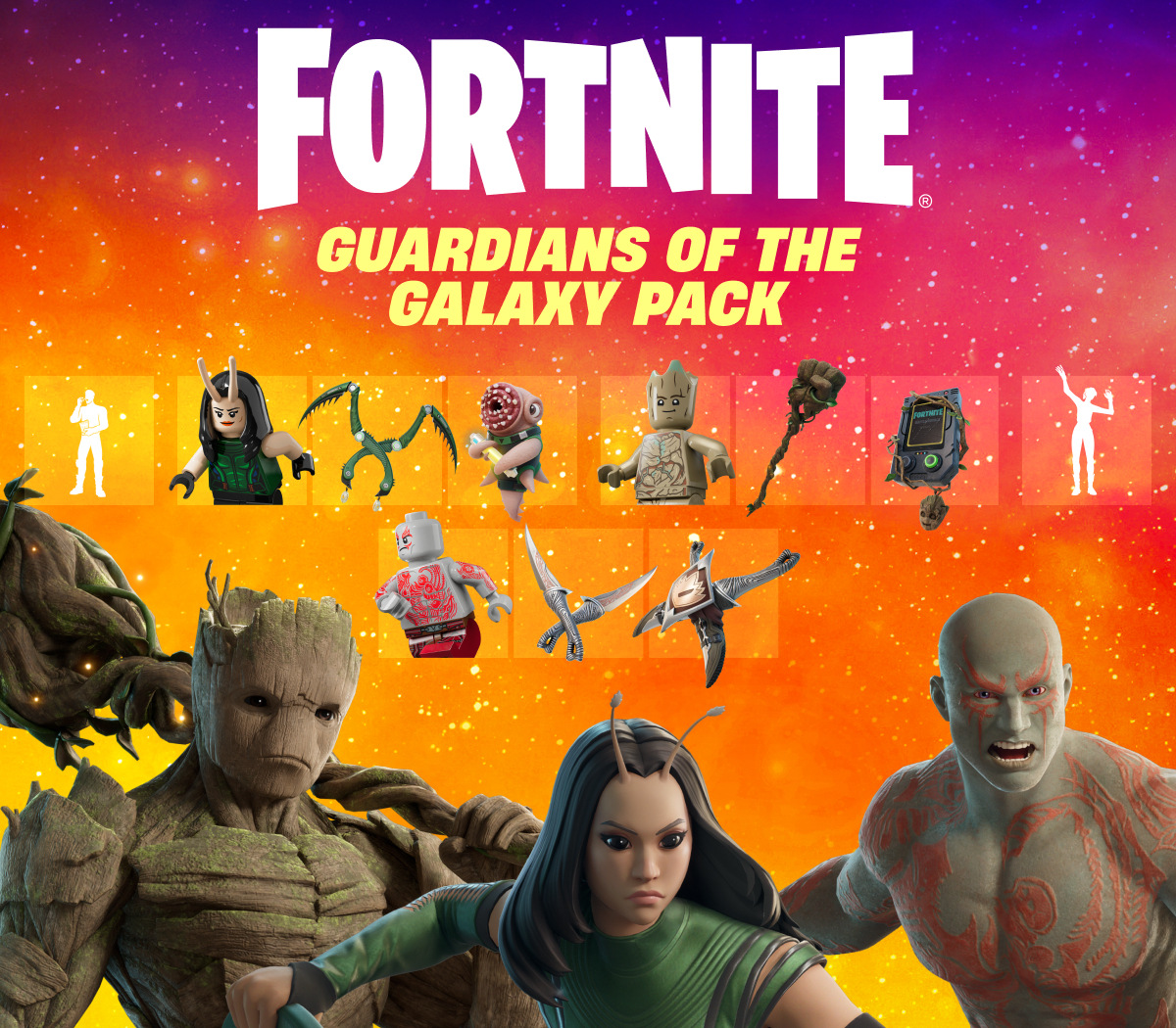 Fortnite - Guardians of the Galaxy Pack DLC ZA Xbox Series X|S Ключ