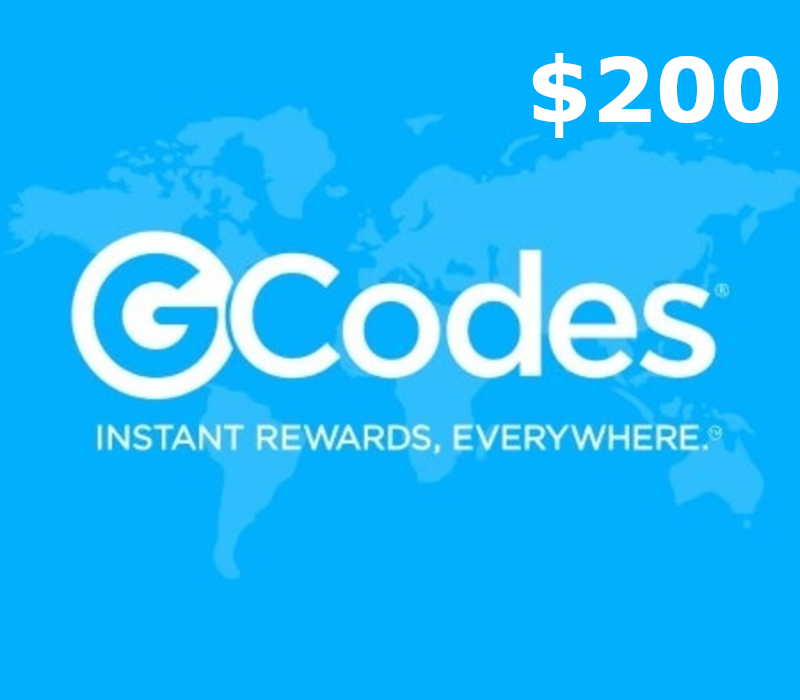GCodes® Global Merchandise $200 Подарочная карта US