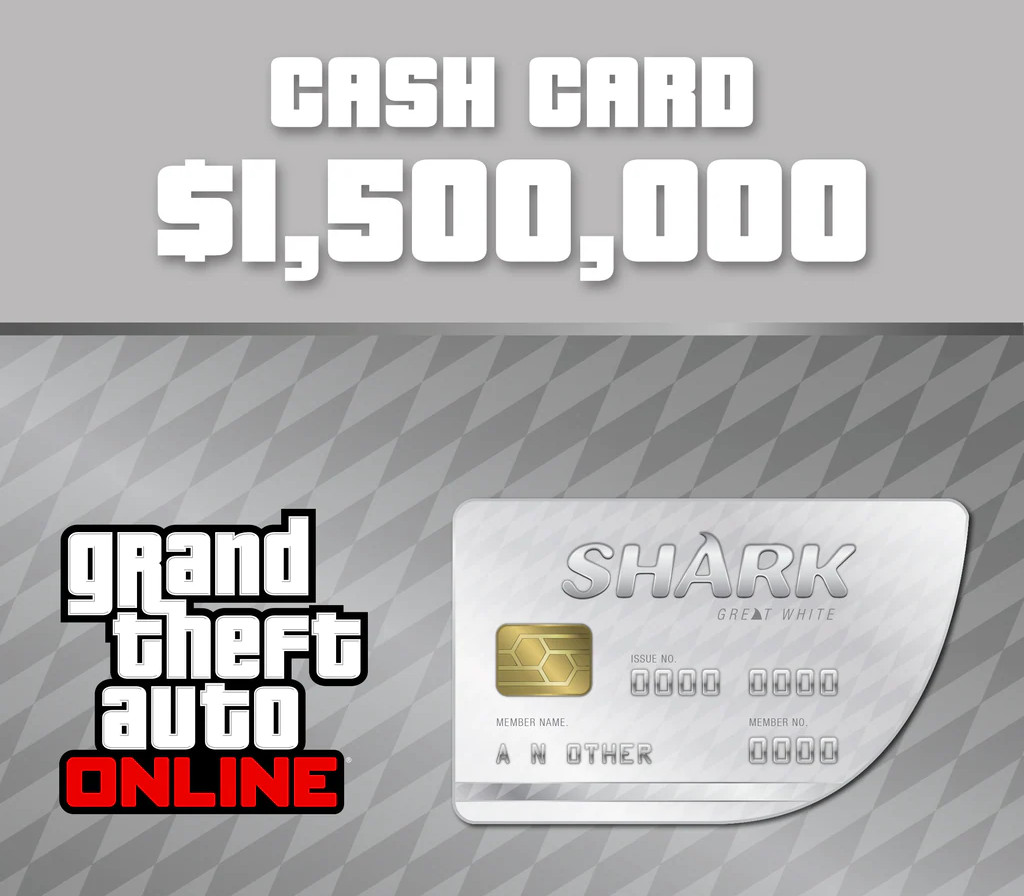 Grand Theft Auto Online - $1,500,000 Great White Shark Cash Card UK Xbox Series X|S Ключ