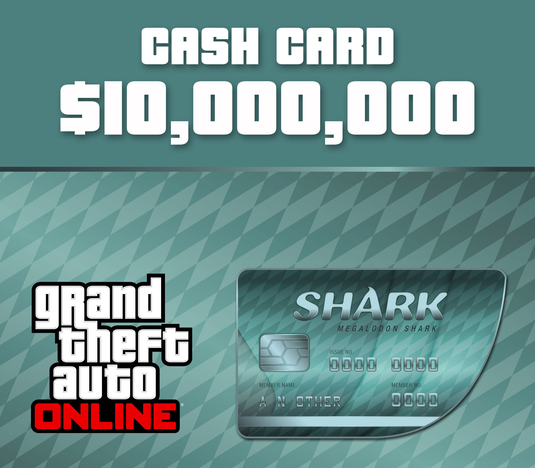 Grand Theft Auto Online - $10,000,000 Megalodon Shark Cash Card Xbox Series X|S Ключ