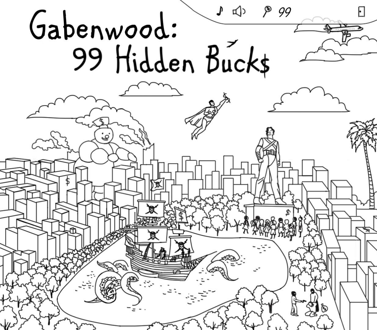Gabenwood: 99 Hidden Bucks Steam Ключ