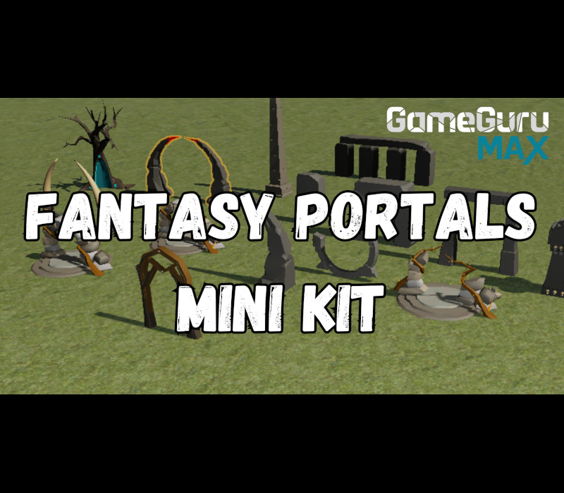 GameGuru MAX - Low Poly Mini Kit: Fantasy Portals DLC Steam Ключ