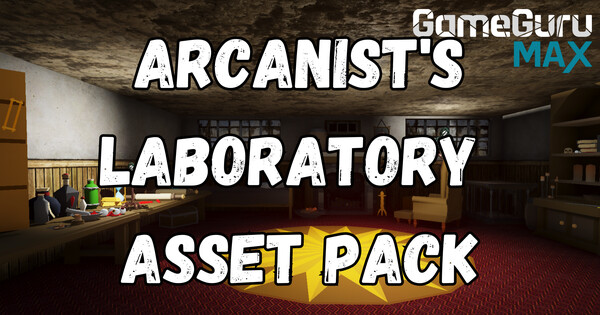 GameGuru MAX - Low Poly Asset Pack - Arcanist's Labratory DLC PC Steam Ключ