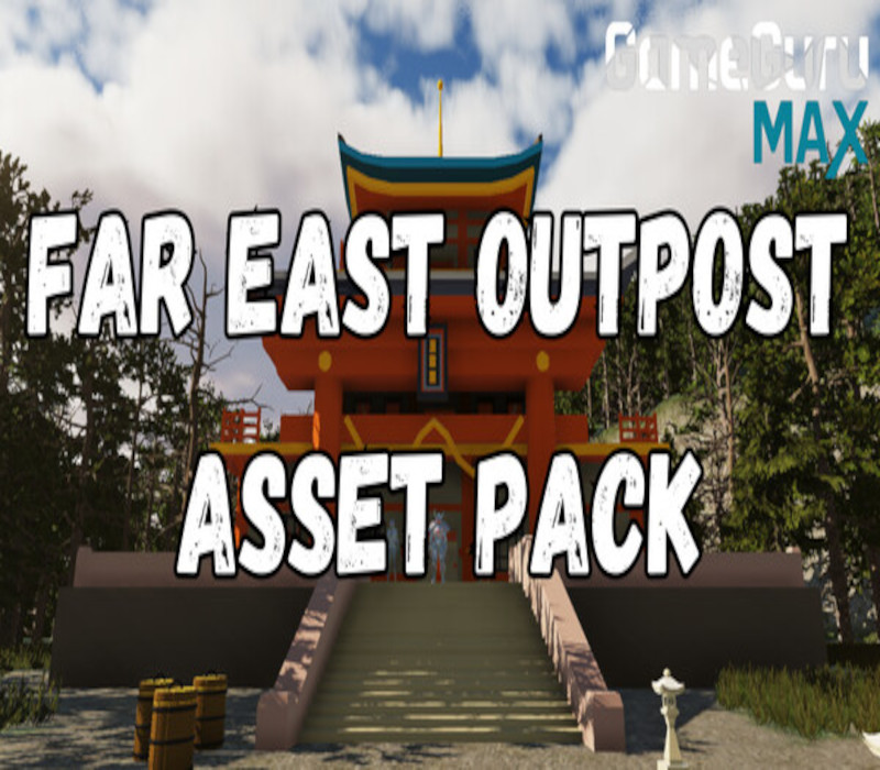 GameGuru MAX - Low Poly Asset Pack - Far East Outpost DLC PC Steam Ключ