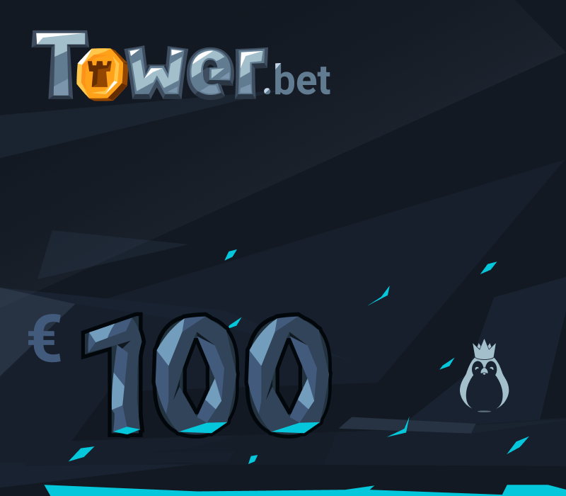 Tower.bet 100 EUR in BTC Подарочная карта