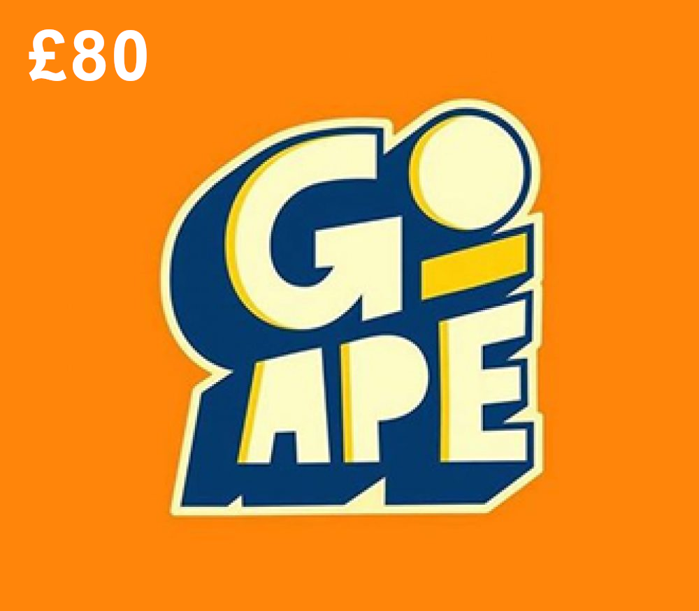 Go Ape £80 Подарочная карта UK