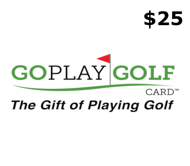 Go Play Golf $25 Подарочная карта US