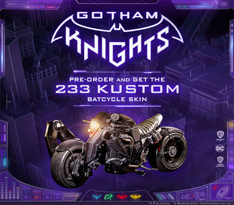 Gotham Knights - 233 Kustom Batcycle Skin EU DLC PS5 Ключ