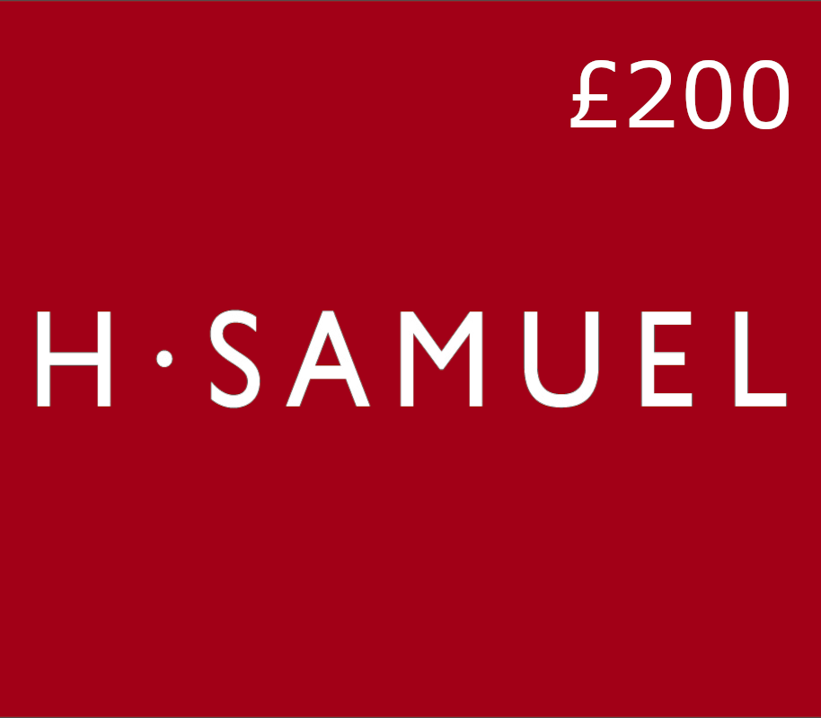 H Samuel £200 Подарочная карта UK