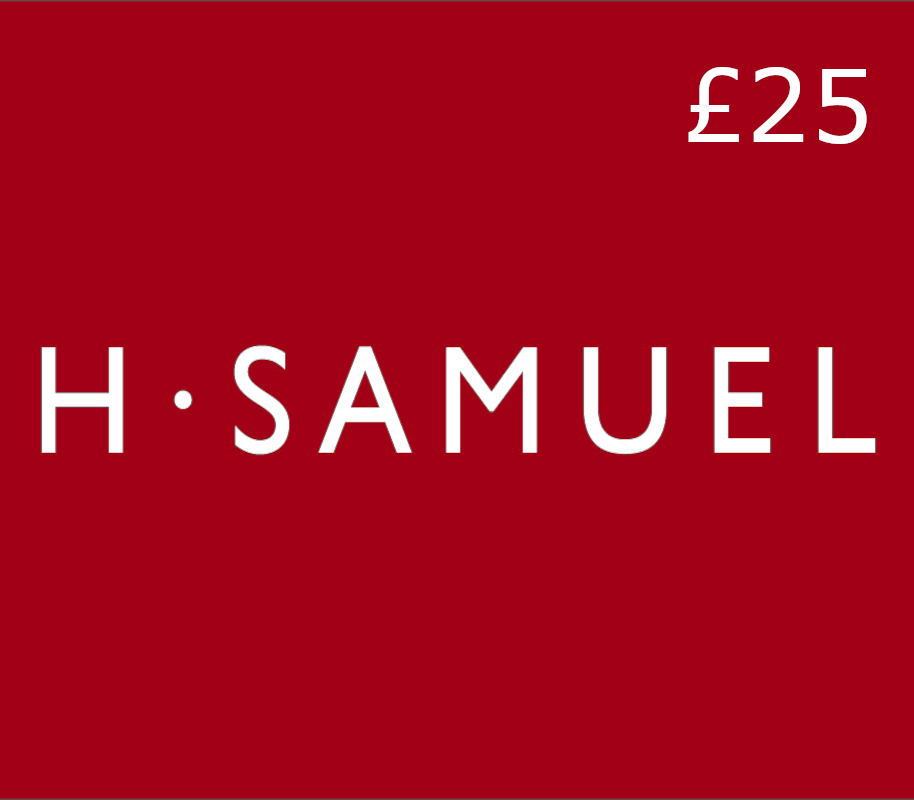 H Samuel £25 Подарочная карта UK