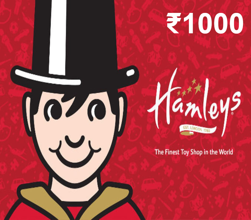Hamleys ₹1000 Подарочная карта IN