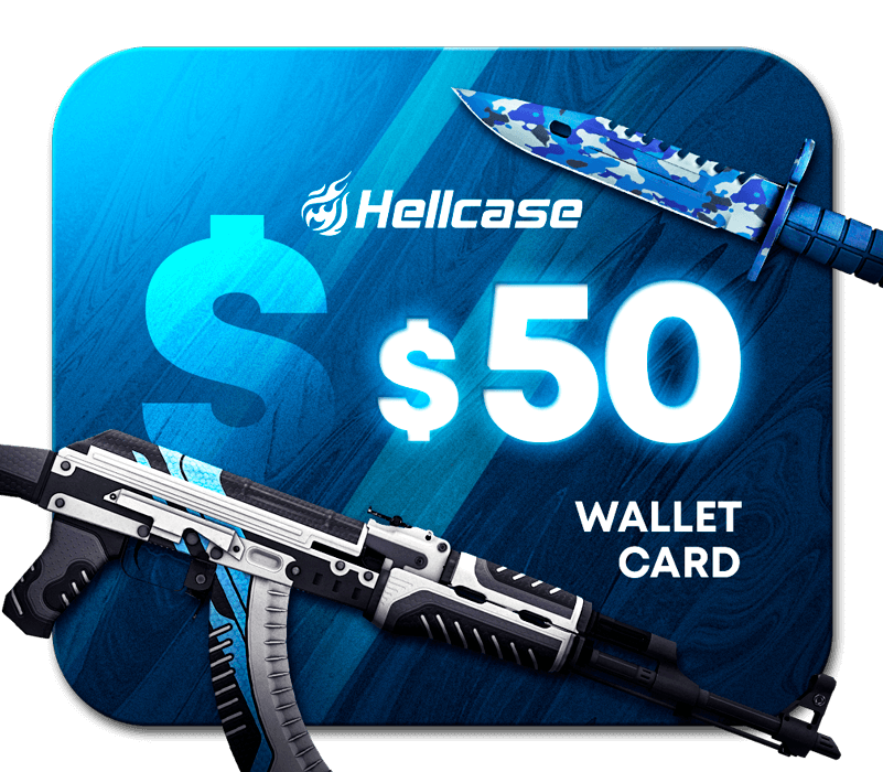 Hellcase.com 50 USD Карта пополнения Code
