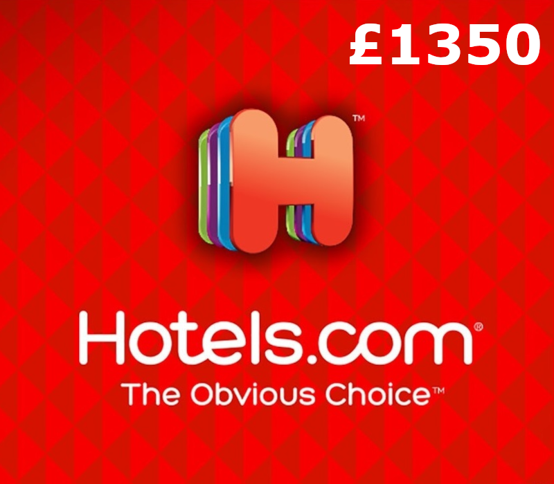 Hotels.com £1350 Подарочная карта UK