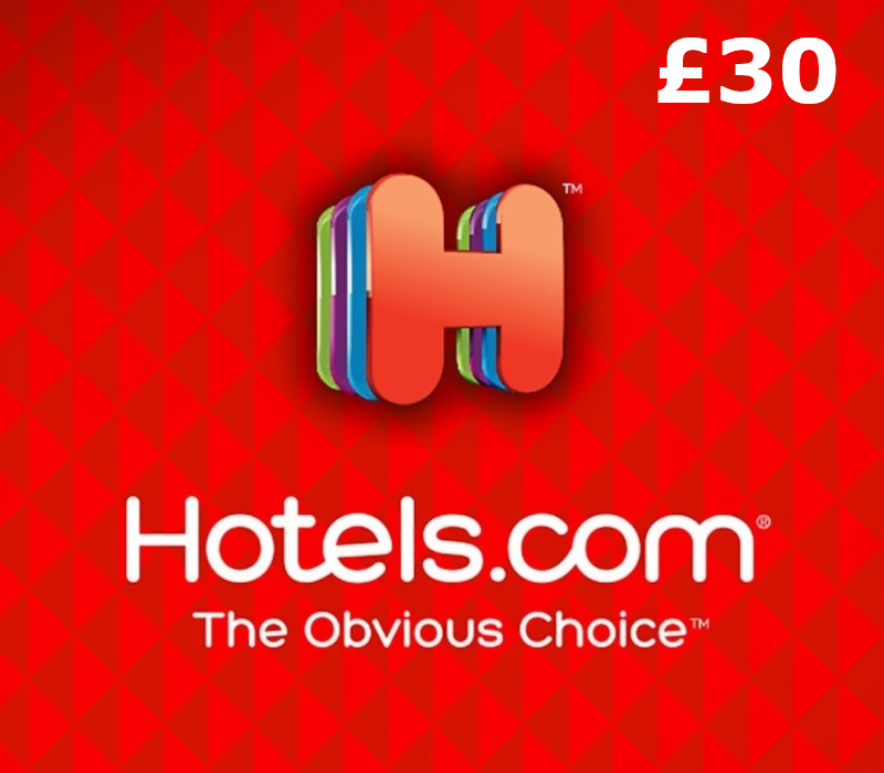 Hotels.com £30 Подарочная карта UK