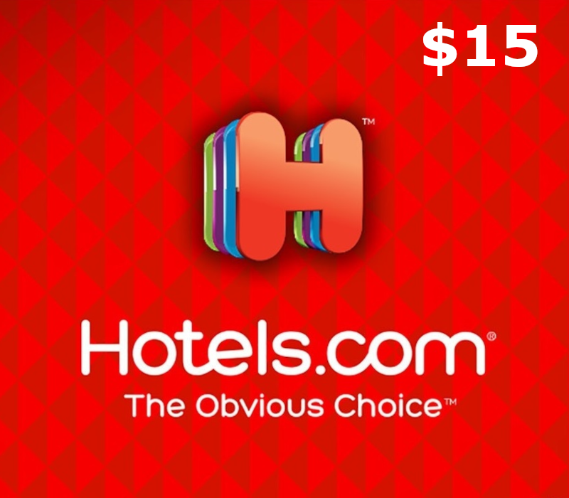 Hotels.com $15 Подарочная карта US
