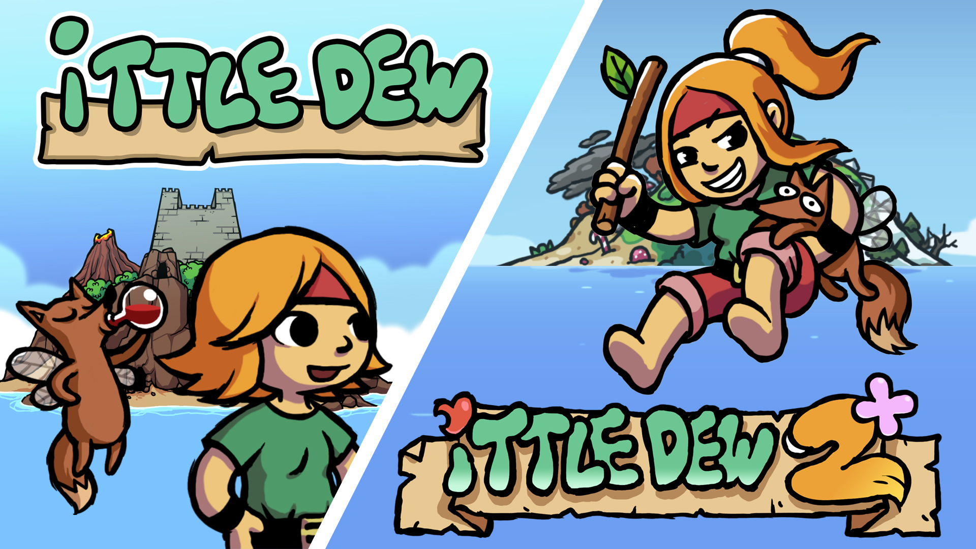 Ittle Dew 1 & 2+ Double Pack Набор Steam Ключ