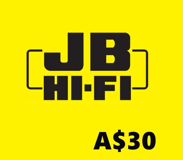 JB Hi-Fi A$30 Подарочная карта AU