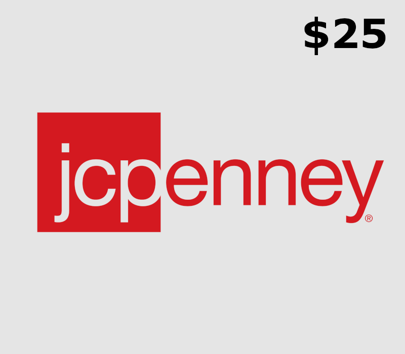 JCPenney $25 Подарочная карта US