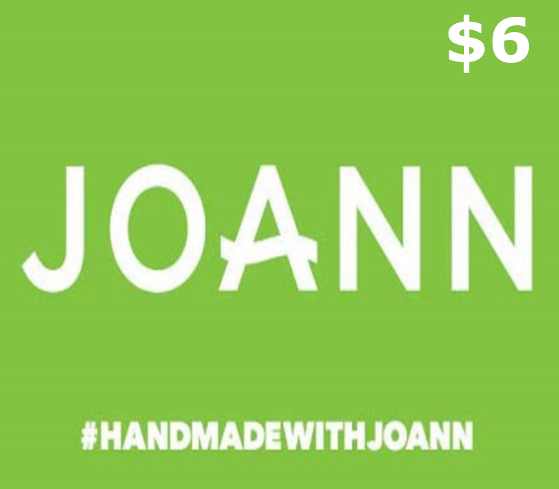JoAnn Fabrics $6 Подарочная карта US