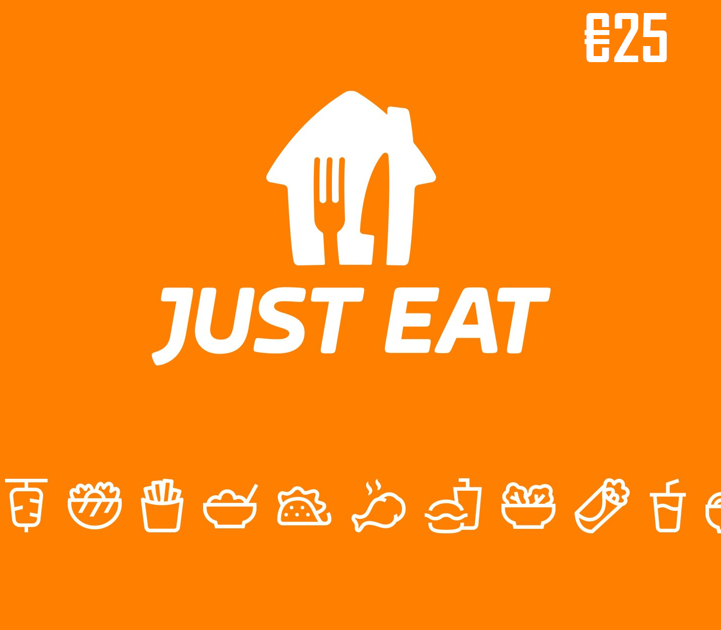 Just Eat €25 Подарочная карта FR