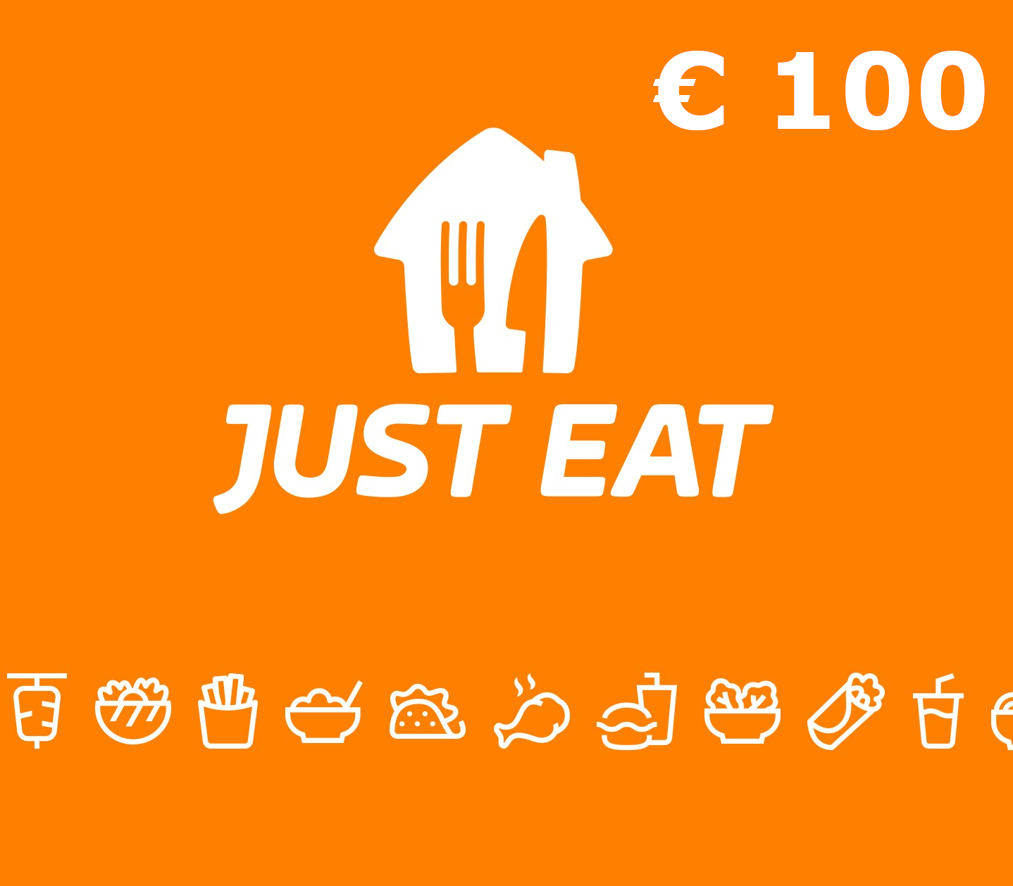Just Eat €100 Подарочная карта NL